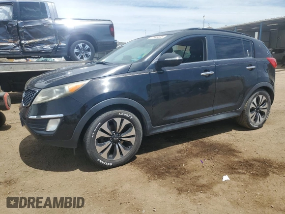 2012 Kia Sportage SX with VIN KNDPC3A60C7176018, listed as a Copart auction lot 57940525 with 201,932 mi miles and Salvage title. Bid and sale history available at DreamBid. Image 1.