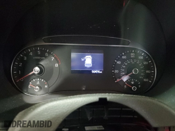 2020 Kia Soul LX with VIN KNDJ23AU7L7108127, listed as a Copart auction lot 50290515 with 50,476 mi miles and Salvage Title. Bid and sale history available at carsss.com. Image 9.
