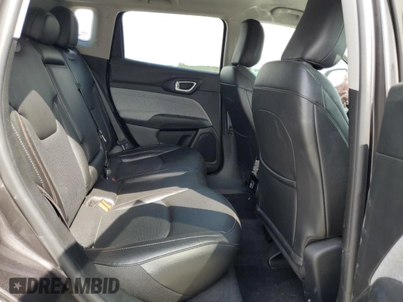 2022 Jeep Compass Latitude Lux with VIN 3C4NJDFB7NT133447, listed as a Copart auction lot 60319595 with Not provided miles and Salvage title. Bid and sale history available at DreamBid. Image 11.