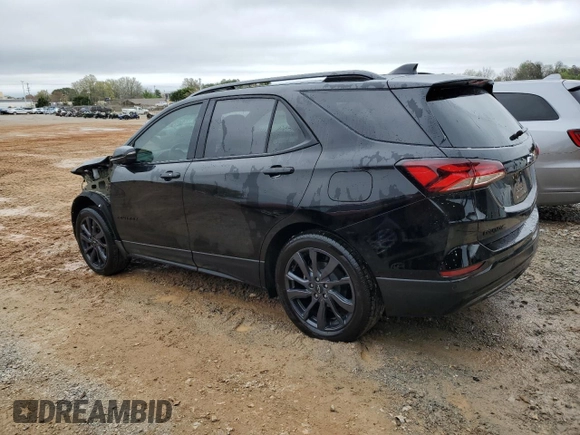 2024 Chevrolet Equinox RS with VIN 3GNAXMEG9RL195486, listed as a Copart auction lot 51311165 with 25,435 mi miles and Salvage Title. Bid and sale history available at DreamBid. Image 2.