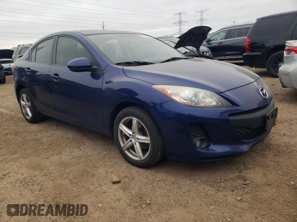 2013 Mazda 3 i Grand Touring with VIN JM1BL1W72D1752552, listed as a Copart auction lot 82160624 with 118,206 mi miles and Salvage Title. Bid and sale history available at carsss.com. Image 4.