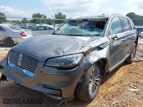 2022 Lincoln Aviator Reserve with VIN 5LM5J7WC7NGL00526, listed as a IAAI auction lot 42621456 with 55,708 mi miles and . Bid and sale history available at DreamBid. Image 16.