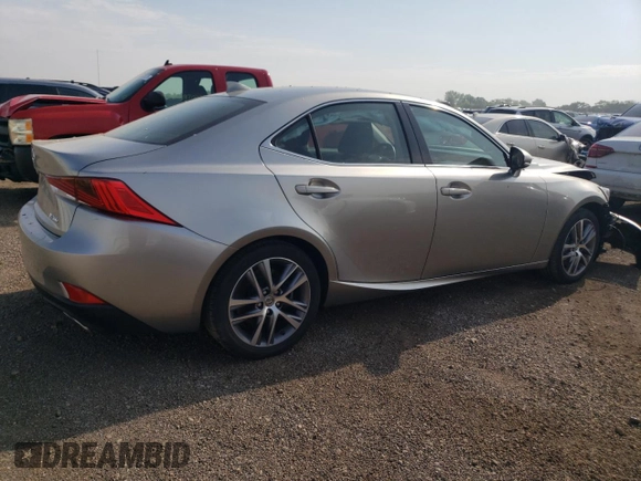 2019 Lexus IS 300 with VIN JTHBA1D27K5087469, listed as a Copart auction lot 59920825 with 43,045 mi miles and Salvage title. Bid and sale history available at DreamBid. Image 3.