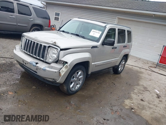 2008 Jeep Liberty Limited with VIN 1J8GN58K38W172334, listed as a IAAI auction lot 40914236 with 177,054 mi miles and . Bid and sale history available at carsss.com. Image 2.