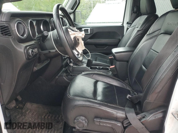 2018 Jeep Wrangler Unlimited Sahara with VIN 1C4HJXEG7JW255323, listed as a Copart auction lot 57586735 with 107,081 mi miles and Salvage title. Bid and sale history available at DreamBid. Image 7.