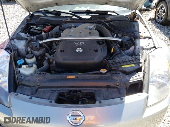 2004 Nissan 350Z Enthusiast with VIN JN1AZ34D84M100633, listed as a Copart auction lot 61036114 with 36,810 mi miles and Salvage Title. Bid and sale history available at DreamBid. Image 11.