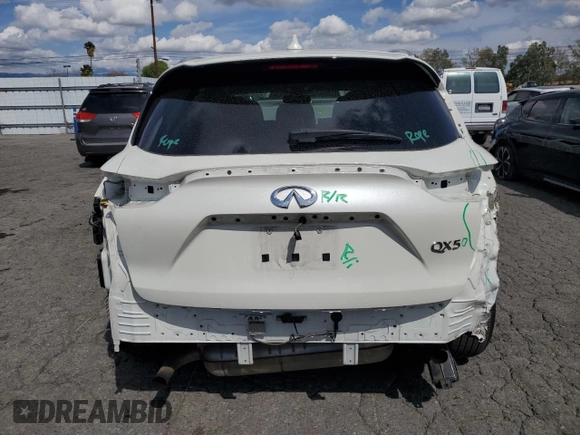 2019 Infiniti QX50 LUXE with VIN 3PCAJ5M19KF133426, listed as a Copart auction lot 50993375 with 60,799 mi miles and Salvage Title. Bid and sale history available at carsss.com. Image 6.