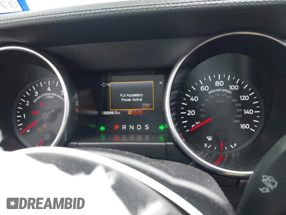 2020 Ford Mustang GT with VIN 1FA6P8CF8L5124454, listed as a IAAI auction lot 42133227 with 59,366 mi miles and . Bid and sale history available at DreamBid. Image 7.