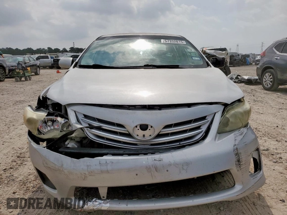 2013 Toyota Corolla L with VIN 5YFBU4EE4DP086191, listed as a Copart auction lot 57332815 with 279,675 mi miles and Clean Title. Bid and sale history available at DreamBid. Image 5.
