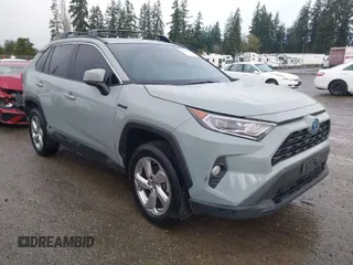 2021 Toyota RAV4 Hybrid LE with VIN 4T3B6RFVXMU011748, listed as a IAAI auction lot 41964676 with 78,001 mi miles. Bid and sale history available at carsss.com. Image 1.