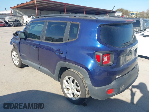 2017 Jeep Renegade Latitude with VIN ZACCJABB5HPG29029, listed as a IAAI auction lot 40946778 with 106,852 mi miles and . Bid and sale history available at DreamBid. Image 3.