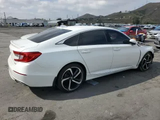 2019 Honda Accord Sport with VIN 1HGCV1F34KA149340, listed as a Copart auction lot 54441635 with 103,444 mi miles and Salvage Title. Bid and sale history available at DreamBid. Image 3.