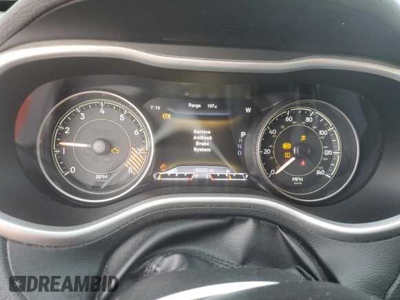 2014 Jeep Cherokee Trailhawk with VIN 1C4PJMBS3EW308706, listed as a Copart auction lot 58307975 with 90,530 mi miles and Salvage title. Bid and sale history available at DreamBid. Image 9.