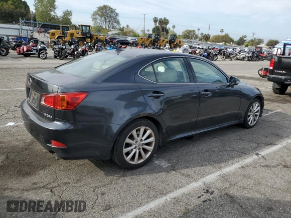 2009 Lexus IS 250 with VIN JTHBK262095090109, listed as a Copart auction lot 51097455 with 94,682 mi miles and Clean Title. Bid and sale history available at DreamBid. Image 3.