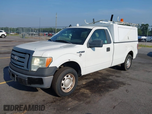 2010 Ford F-150 XL with VIN 1FTMF1CWXAKA46673, listed as a IAAI auction lot 42595017 with 127,715 mi miles and . Bid and sale history available at DreamBid. Image 2.