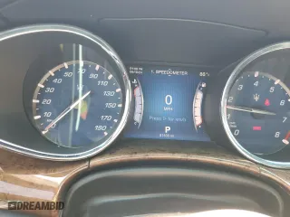 2014 Maserati Quattroporte S Q4 with VIN ZAM56RRAXE1082630, listed as a Copart auction lot 59699864 with 81,535 mi miles and Salvage Title. Bid and sale history available at carsss.com. Image 9.