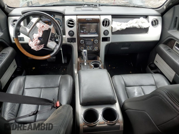2013 Ford F-150 XL with VIN 1FTFW1ET7DFD31727, listed as a Copart auction lot 55254245 with 103,050 mi miles and Salvage title. Bid and sale history available at DreamBid. Image 8.
