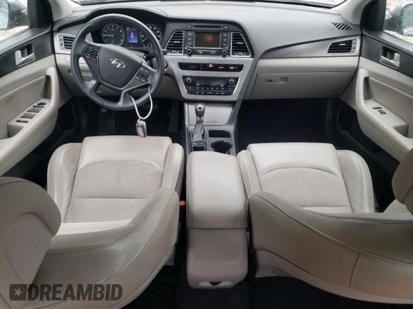 2015 Hyundai Sonata Sport with VIN 5NPE34AF3FH072555, listed as a Copart auction lot 58153545 with 128,180 mi miles and Salvage title. Bid and sale history available at DreamBid. Image 8.