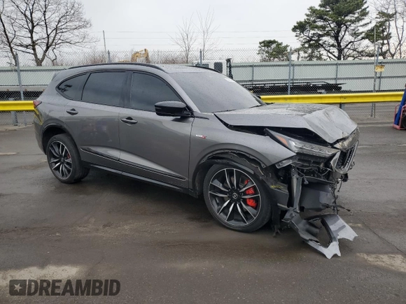 2022 Acura MDX Type S w/Advance Package with VIN 5J8YD8H85NL003306, listed as a Copart auction lot 52818675 with 60,164 mi miles and Salvage Title. Bid and sale history available at carsss.com. Image 4.