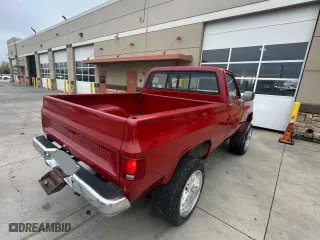1985 Chevrolet Pickup with VIN 1GCDC14H4FF428755, listed as a Copart auction lot 85259754 with 50,746 mi miles and Clean Title. Bid and sale history available at carsss.com. Image 4.