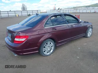 2008 Mercedes-Benz C-Class 3.0L Sport with VIN WDDGF81XX8F158481, listed as a IAAI auction lot 38995445 with 1 mi miles. Bid and sale history available at carsss.com. Image 4.