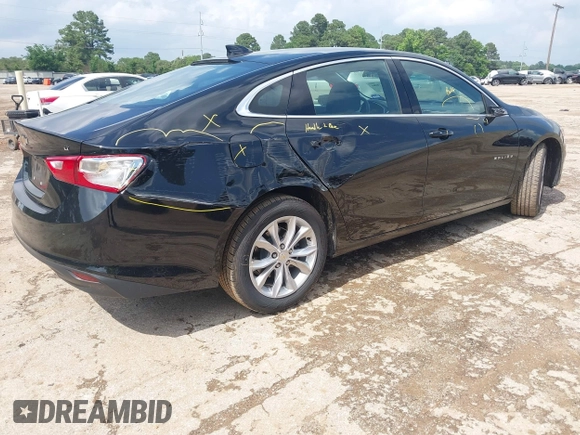 2025 Chevrolet Malibu LT with VIN 1G1ZD5ST5SF145835, listed as a IAAI auction lot 42127886 with 12,818 mi miles and . Bid and sale history available at DreamBid. Image 4.