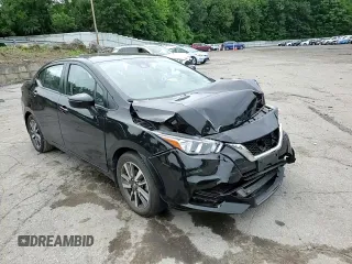 2021 Nissan Versa SV with VIN 3N1CN8EV7ML806320, listed as a Copart auction lot 64251185 with 39,157 mi miles and Salvage title. Bid and sale history available at DreamBid. Image 13.