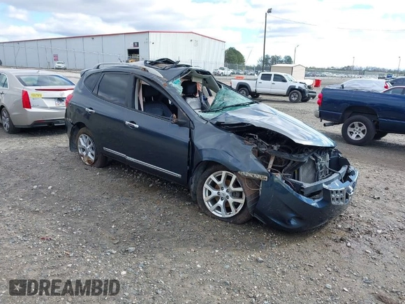 2013 Nissan Rogue S with VIN JN8AS5MT1DW025013, listed as a IAAI auction lot 41260806 with Not Provided miles and . Bid and sale history available at DreamBid. Image 1.