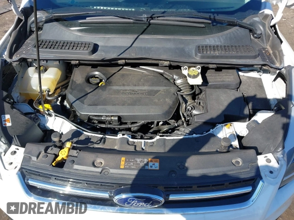 2014 Ford Escape Titanium with VIN 1FMCU9JX7EUD17335, listed as a IAAI auction lot 41302107 with 104,352 mi miles and . Bid and sale history available at DreamBid. Image 10.