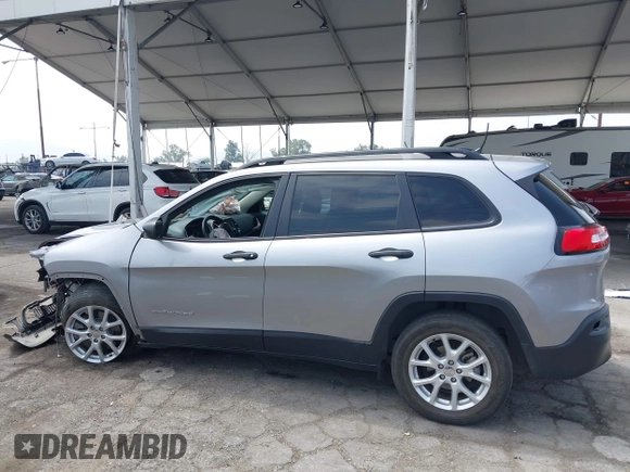 2016 Jeep Cherokee Sport with VIN 1C4PJLAB2GW324331, listed as a IAAI auction lot 42432937 with 50,270 mi miles and . Bid and sale history available at DreamBid. Image 14.