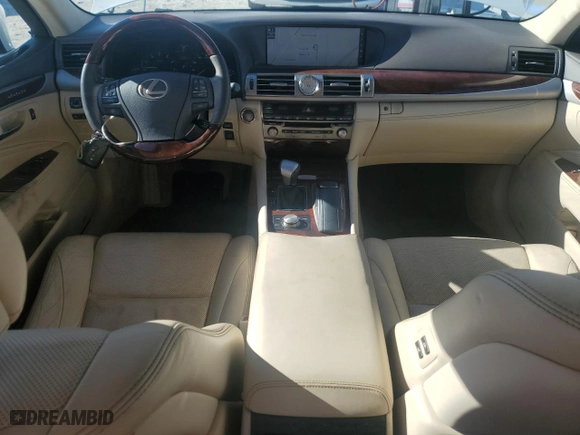 2017 Lexus LS with VIN JTHBL5EFXH5145845, listed as a Copart auction lot 86090854 with 51,905 mi miles and Salvage Title. Bid and sale history available at carsss.com. Image 8.