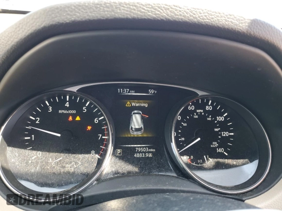 2016 Nissan Rogue S with VIN KNMAT2MT9GP662060, listed as a Copart auction lot 51982505 with 79,503 mi miles and Salvage Title. Bid and sale history available at carsss.com. Image 9.