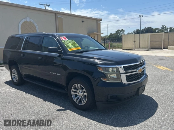 2018 Chevrolet Suburban LS with VIN 1GNSCGKC7JR316242, listed as a Copart auction lot 55782715 with 239,977 mi miles and Clean Title. Bid and sale history available at carsss.com. Image 1.