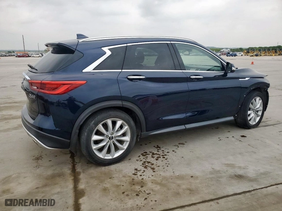 2019 Infiniti QX50 LUXE with VIN 3PCAJ5M30KF111736, listed as a Copart auction lot 51330965 with 34,320 mi miles and Clean Title. Bid and sale history available at carsss.com. Image 3.