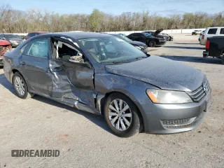 2014 Volkswagen Passat Wolfsburg Ed with VIN 1VWAS7A39EC062631, listed as a Copart auction lot 51150715 with 159,723 mi miles and Salvage Title. Bid and sale history available at carsss.com. Image 4.