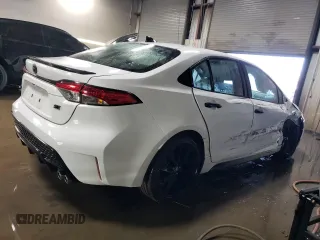 2022 Toyota Corolla SE with VIN 5YFS4MCE9NP122056, listed as a Copart auction lot 89010905 with 86,589 mi miles and Salvage Title. Bid and sale history available at carsss.com. Image 3.