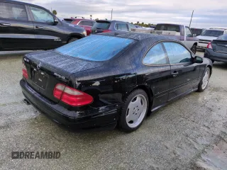 2002 Mercedes-Benz CLK 55 AMG with VIN WDBLJ74G32T102631, listed as a Copart auction lot 74875534 with Not Provided miles and Salvage Title. Bid and sale history available at carsss.com. Image 3.