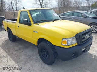 2007 Ford Ranger XL with VIN 1FTYR10D37PA68098, listed as a IAAI auction lot 41993229 with 210,383 mi miles. Bid and sale history available at carsss.com. Image 1.