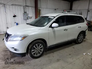 2016 Nissan Pathfinder Platinum with VIN 5N1AR2MM6GC647719, listed as a Copart auction lot 47224815 with 80,349 mi miles and Salvage title. Bid and sale history available at DreamBid. Image 1.
