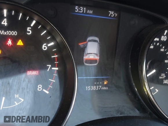 2019 Nissan Rogue S with VIN JN1BJ1CP8KW521247, listed as a IAAI auction lot 41837545 with 153,837 mi miles and . Bid and sale history available at DreamBid. Image 7.