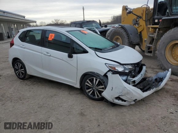 2019 Honda Fit EX with VIN 3HGGK5H8XLM716679, listed as a Copart auction lot 76347984 with 0 mi miles and Non Repairable. Bid and sale history available at carsss.com. Image 4.