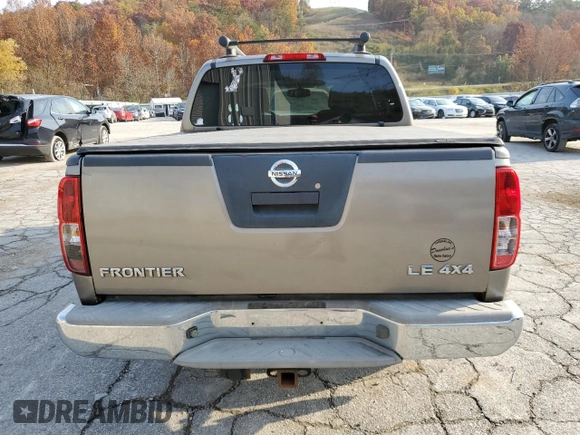2005 Nissan Frontier 4WD LE with VIN 1N6AD07W65C436812, listed as a Copart auction lot 77156274 with 173,903 mi miles and Salvage Title. Bid and sale history available at carsss.com. Image 6.