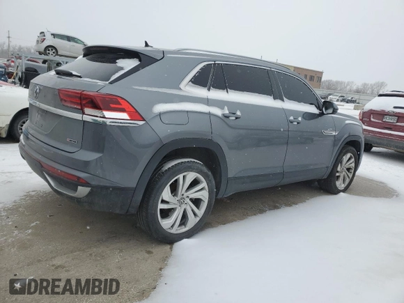 2020 Volkswagen Atlas SEL with VIN 1V2MC2CAXLC205660, listed as a Copart auction lot 45706535 with Not provided miles and Salvage title. Bid and sale history available at DreamBid. Image 3.