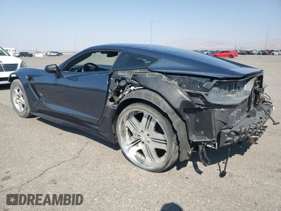 2019 Chevrolet Corvette Z06 3LZ with VIN 1G1YU2D66K5602899, listed as a Copart auction lot 70591644 with 0 mi miles and Salvage Title. Bid and sale history available at carsss.com. Image 2.