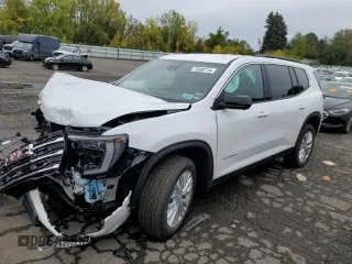 2024 GMC Acadia AWD Elevation z VIN 1GKENNKS2RJ201719, wystawiony jako Copart lot #75690714 z przebiegiem Nie podano mil oraz Tytuł czysty. Historia ofert i sprzedaży dostępna na DreamBid. Obrazek 1.