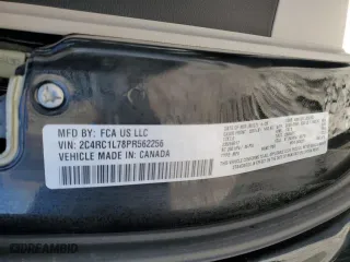 2023 Chrysler Pacifica Hybrid Touring L with VIN 2C4RC1L78PR562256, listed as a Copart auction lot 47222065 with 46,982 mi miles and Clean Title. Bid and sale history available at carsss.com. Image 14.
