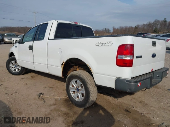 2005 Ford F-150 STX with VIN 1FTRX14W85FB72787, listed as a IAAI auction lot 41702370 with 210,544 mi miles. Bid and sale history available at carsss.com. Image 3.