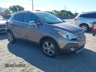 2014 Buick Encore Leather with VIN KL4CJCSB4EB672207, listed as a IAAI auction lot 41758531 with 131,971 mi miles. Bid and sale history available at carsss.com. Image 1.