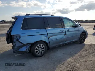 2008 Honda Odyssey EX-L with VIN 5FNRL387X8B020092, listed as a Copart auction lot 47433865 with 185,822 mi miles and Salvage Title. Bid and sale history available at carsss.com. Image 3.