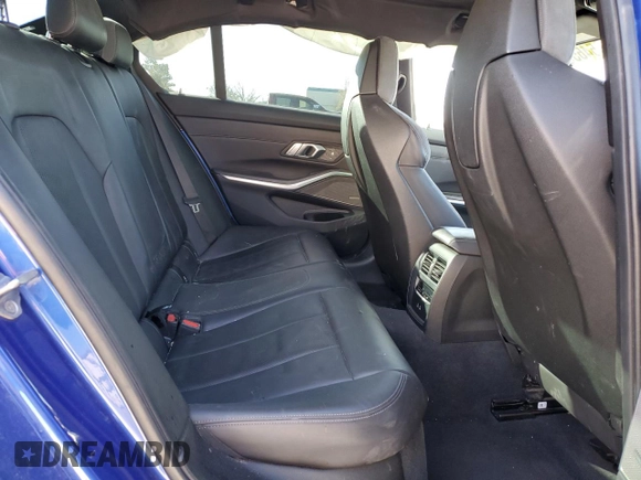 2021 BMW M3 with VIN WBS53AY07MFL43939, listed as a Copart auction lot 42085465 with 55,003 mi miles and Salvage title. Bid and sale history available at DreamBid. Image 11.